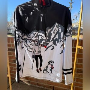 KRIMSON KLOVER “POWDER HOUND” PERFORMANCE TOP – SIZE S